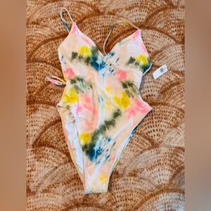 Old Navy Multicolor Tie-Dye Bikini Bottom Size Small